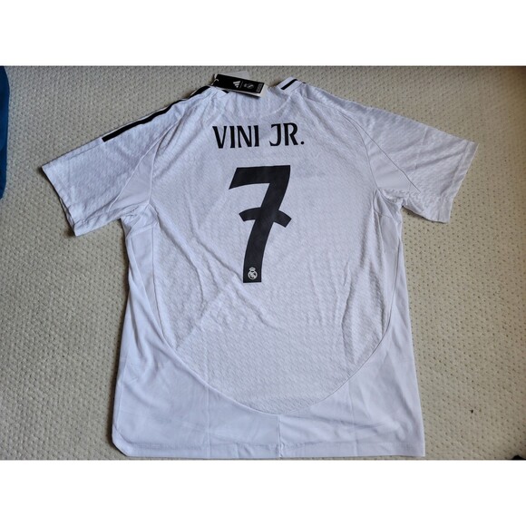 NWT Authentic VINI JR #7 Real Madrid 2024/25 Home Soccer Jersey, IX8095 XL - Picture 15 of 16